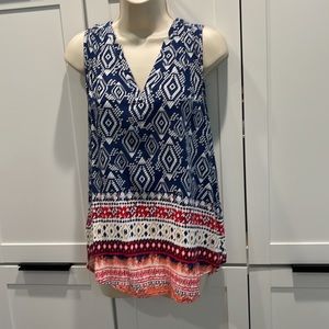 Allison Joy by Evereve - Southwestern Print Tank / Large